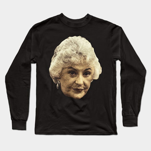 Goleden Bea Arthur Vintage Long Sleeve T-Shirt by CakCulaiNabuiNabui